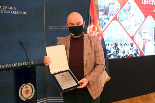 Andrija Jorgić dobitnik plakete Ministarstva odbrane
