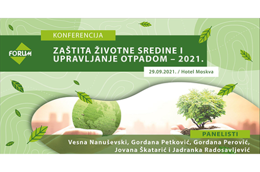 Peta godišnja konferencija „Zaštita životne sredine i upravljanje otpadom – 2021“
