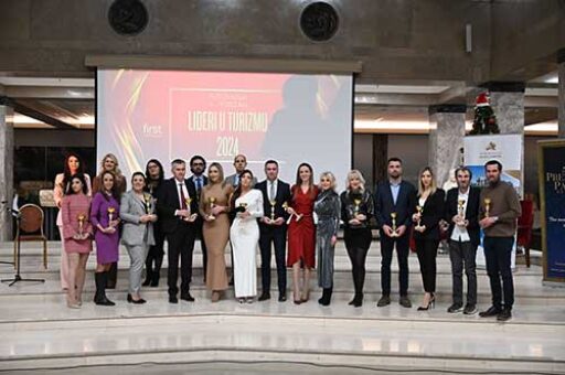 Održana prva dodela nagrada „LIDERI U TURIZMU 2024“